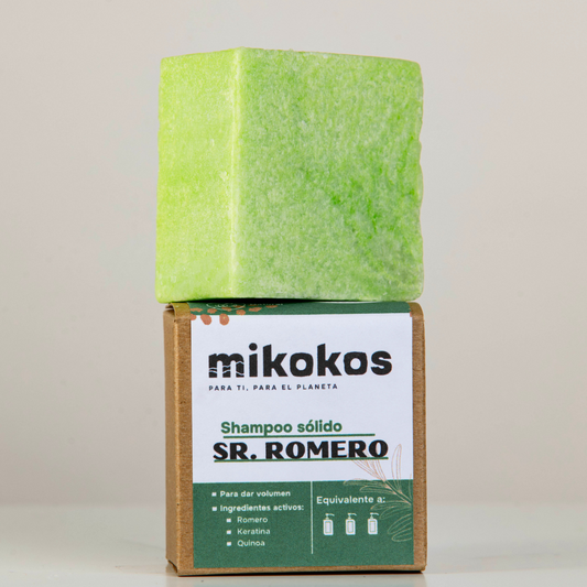 Sr. Romero: Shampoo en Barra Fuerza y Brillo con Romero