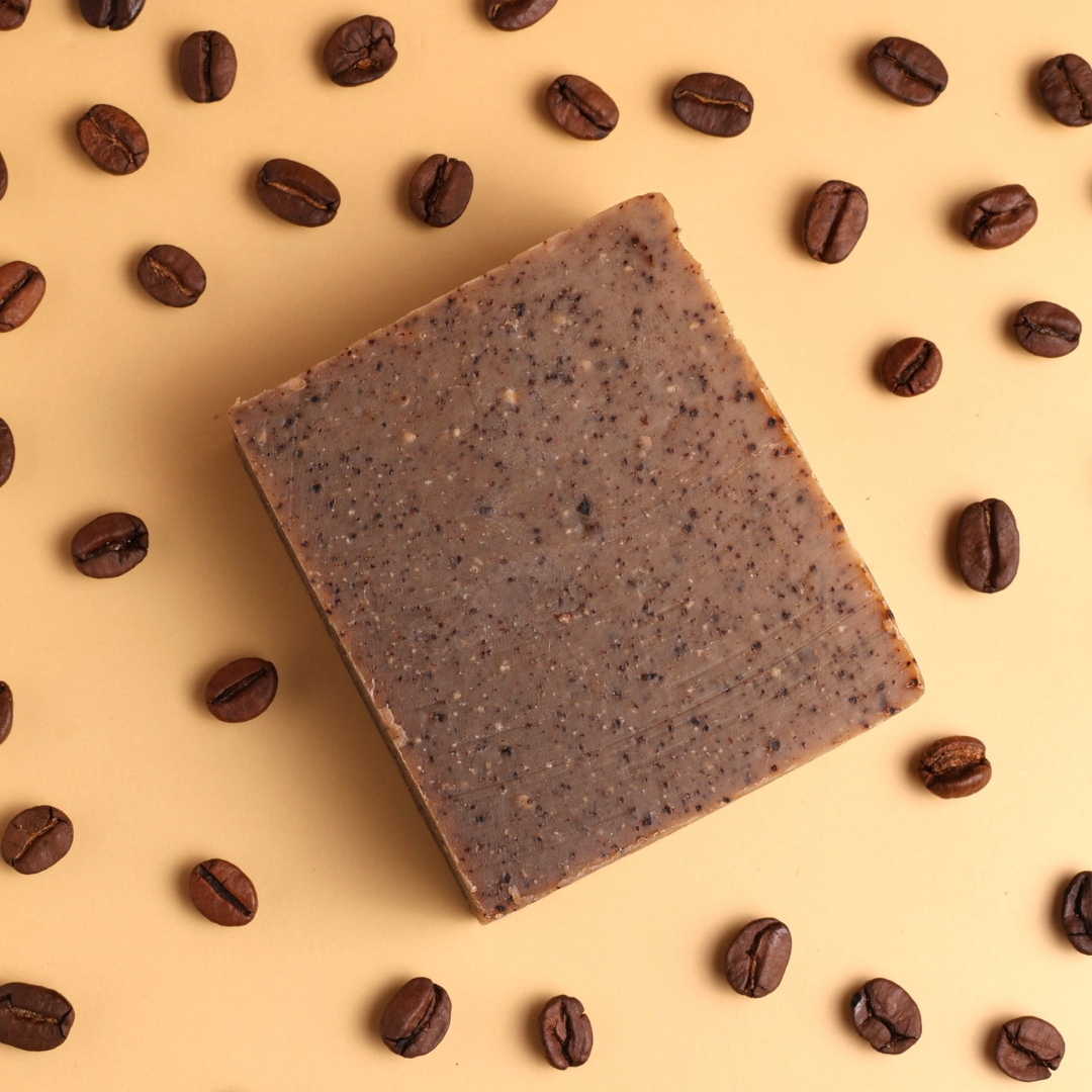 Café: Barra de Jabón Exfoliante y Energizante