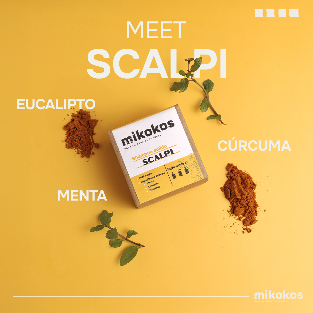 Scalpi: Scalp Care Shampoo Bar with Eucalyptus and Turmeric