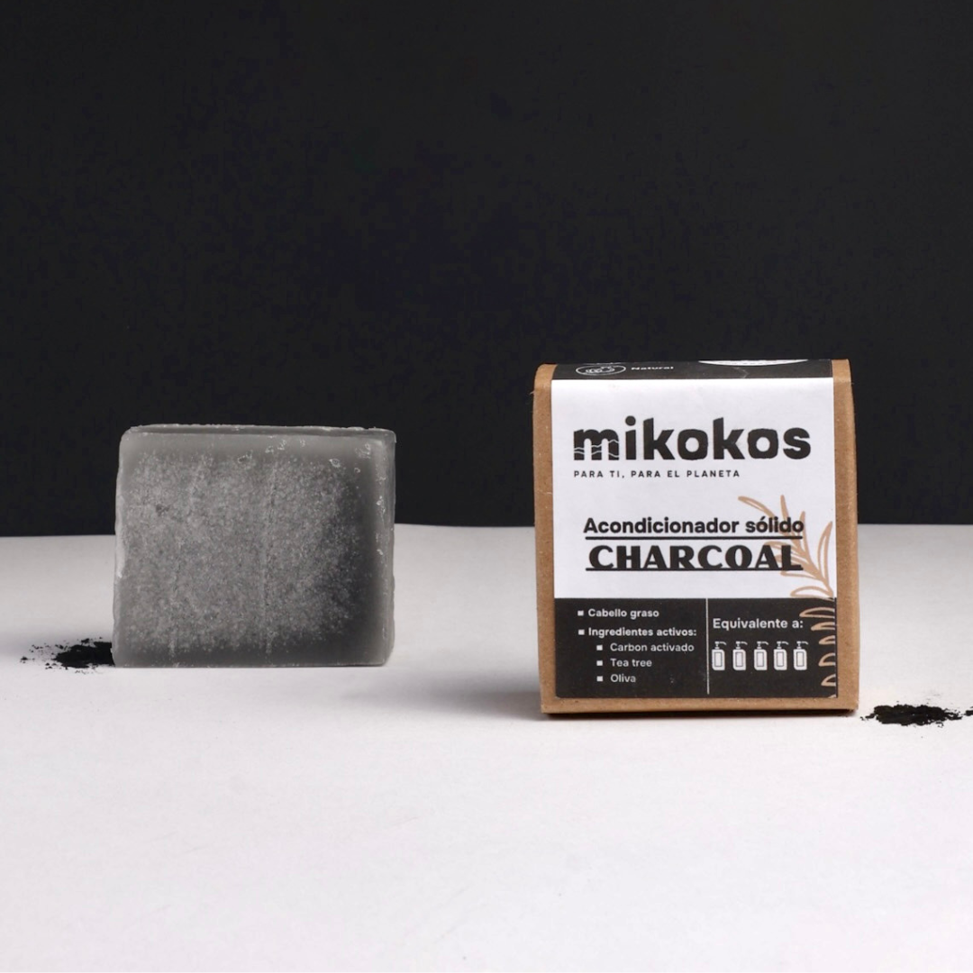 Charcoal: Acondicionador en Barra Detox y Control Grasa