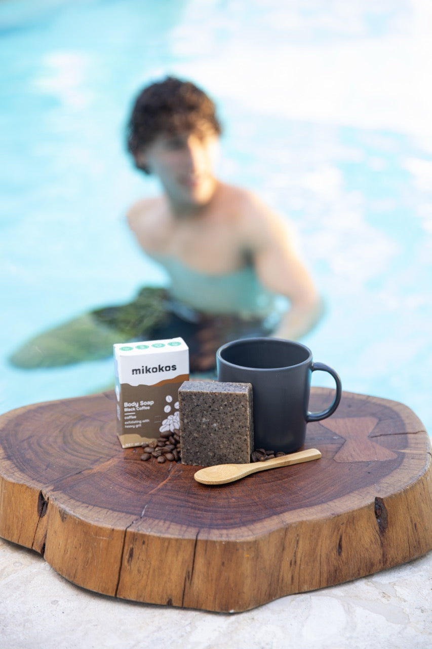 Café: Barra de Jabón Exfoliante y Energizante
