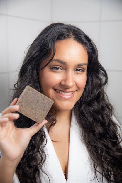 Café: Barra de Jabón Exfoliante y Energizante