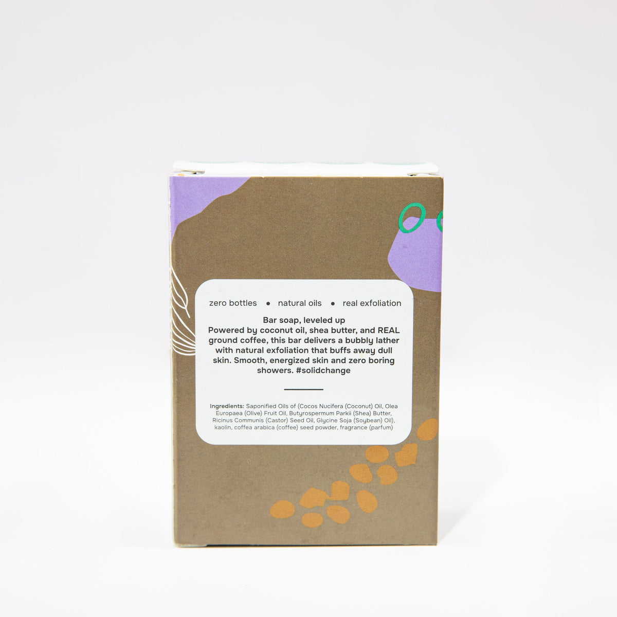 Café: Barra de Jabón Exfoliante y Energizante