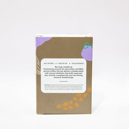 Café: Barra de Jabón Exfoliante y Energizante