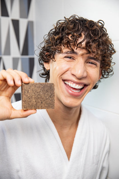 Café: Barra de Jabón Exfoliante y Energizante