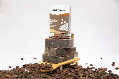 Café: Barra de Jabón Exfoliante y Energizante