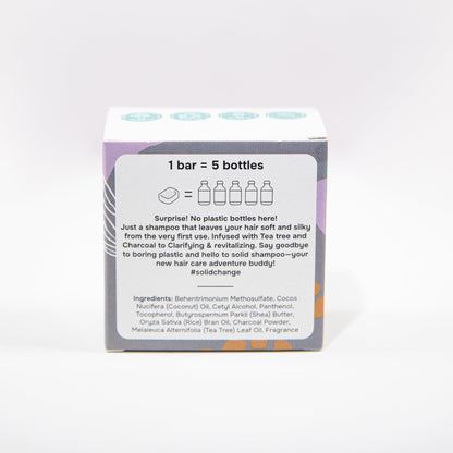 Charcoal: Acondicionador en Barra Detox y Control Grasa