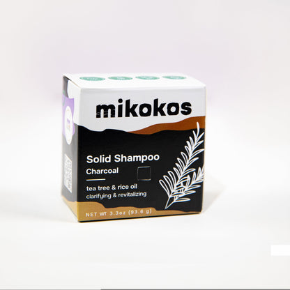 Charcoal: Shampoo en Barra Detox y Control Grasa