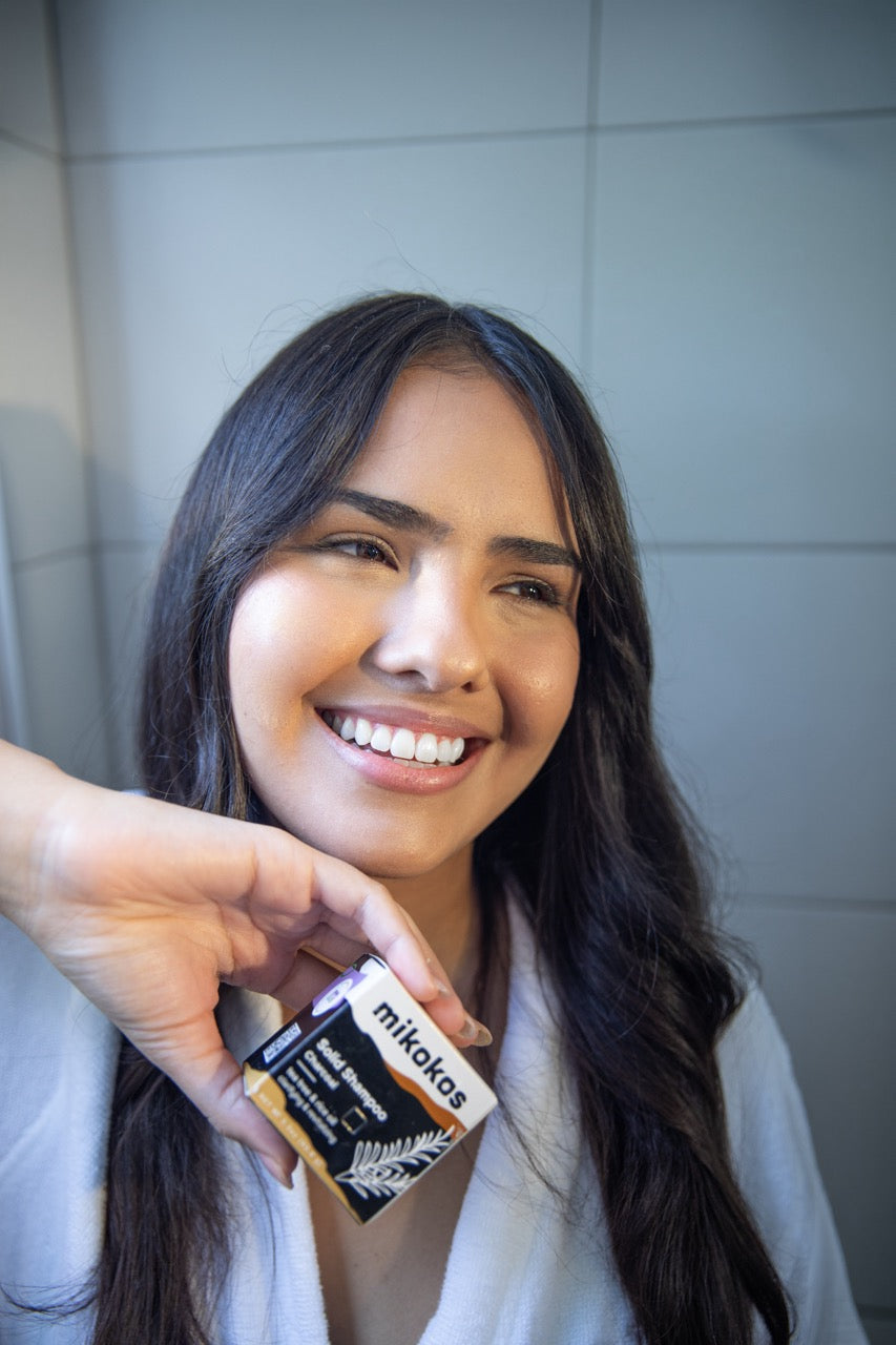Charcoal: Shampoo en Barra Detox y Control Grasa