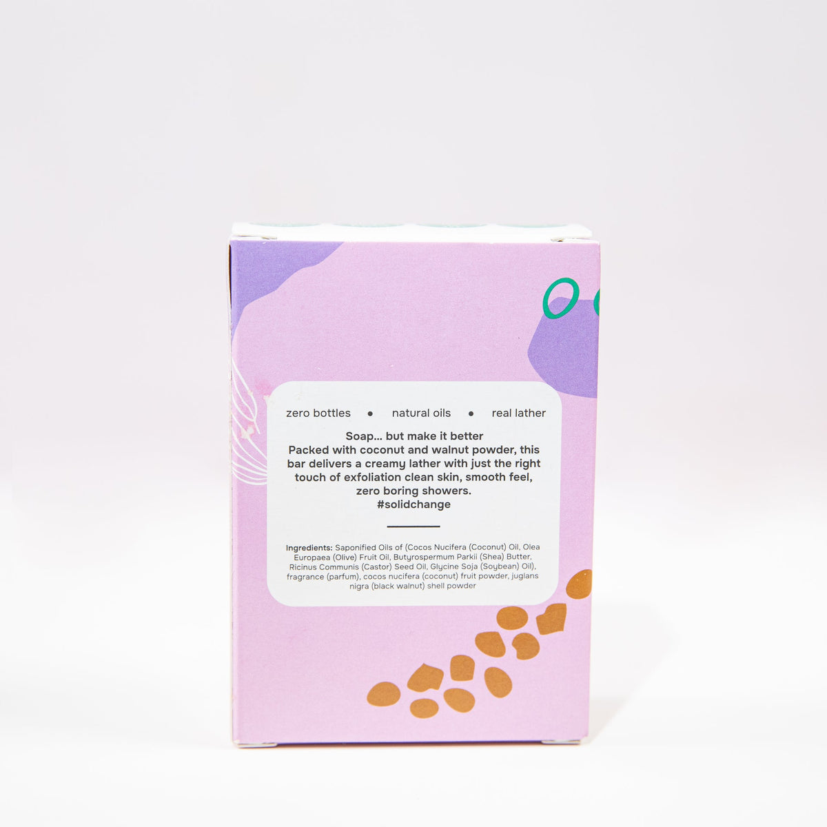 Coco y Nueces: Jabón en Barra Exfoliación Suave e Hidratación