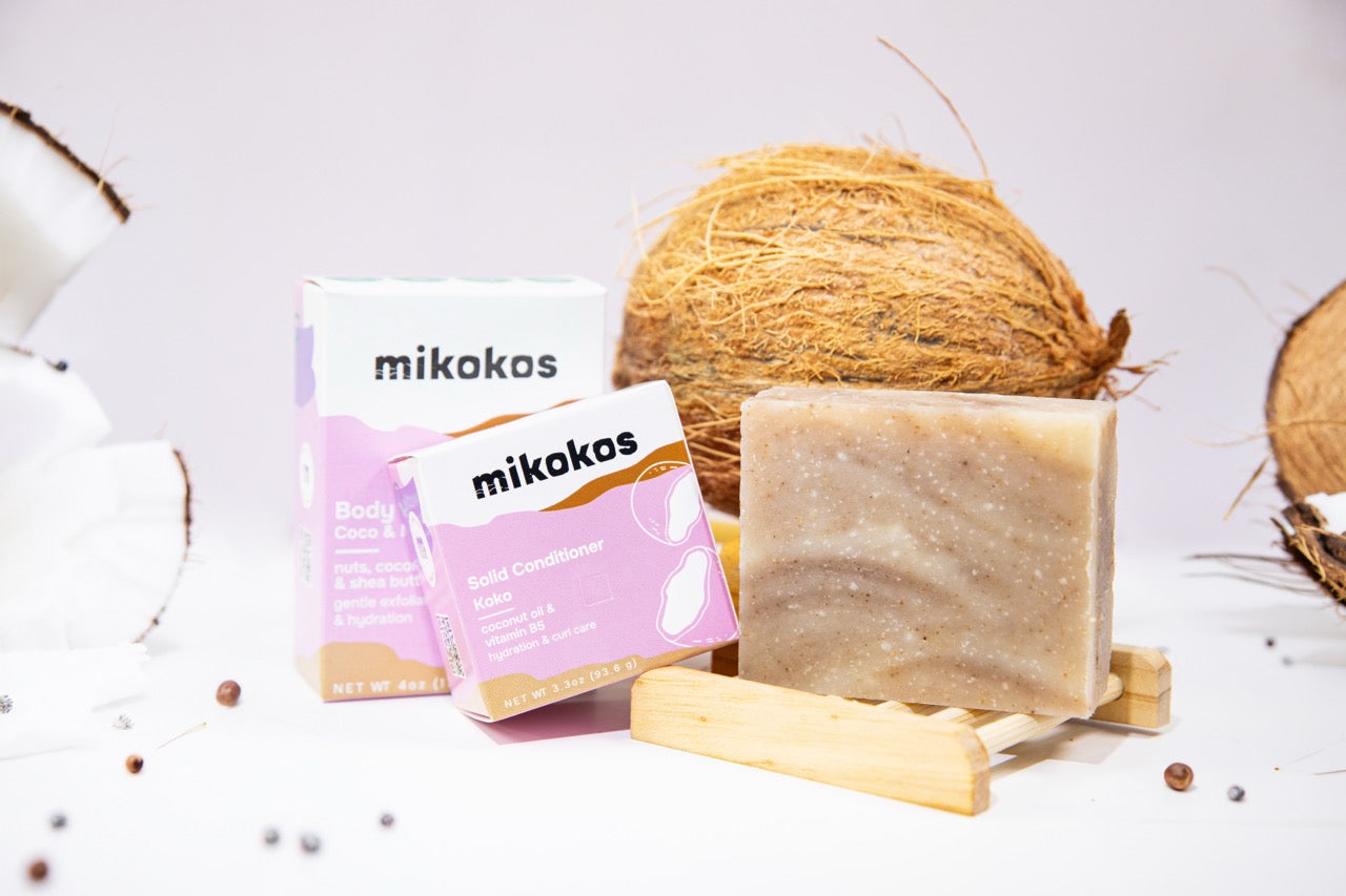 Coco y Nueces: Jabón en Barra Exfoliación Suave e Hidratación