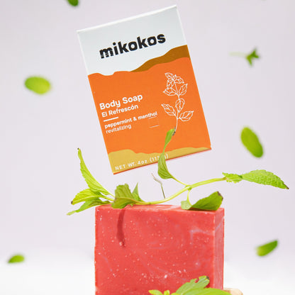 El Refrescón: Jabón en Barra Revitalizante con Menta y Peppermint